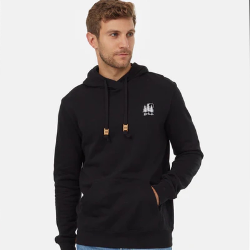 NWT Tentree Black Golden Forest Hoodie